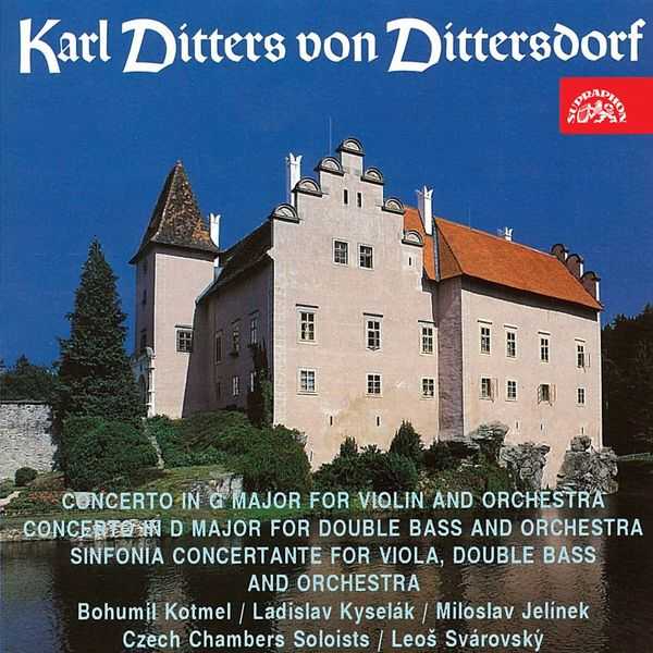 Svárovský: Ditters von Dittersdorf - Concerto for Violin and Orchestra, Concerto for Double Bass and Orchestra, Sinfonia Concertante (FLAC)