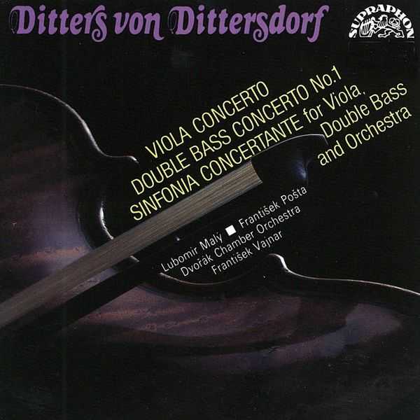 Vajnar: Ditters von Dittersdorf - Viola Concerto, Double Bass Concerto no.1, Sinfonia Concertante (FLAC)