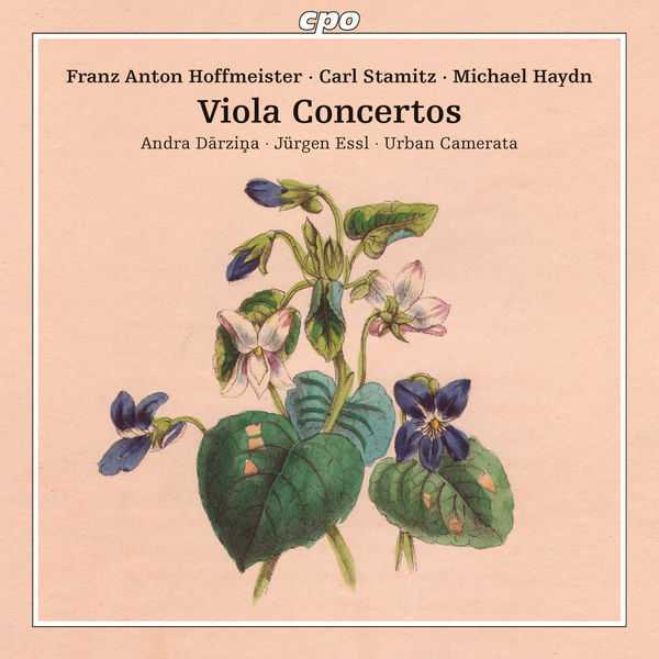 Andra Dārziņa, Jürgen Essl: Hoffmeister, Stamitz, M. Haydn - Viola Concertos (FLAC)