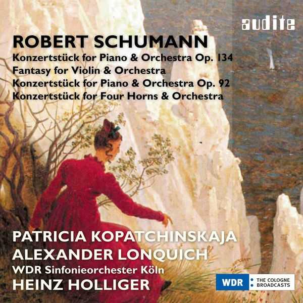 Holliger: Schumann - Konzertstück op.134 & 92, Fantasy for Violin & Orchestra, Konzertstück for Horns & Orchestra (24/96 FLAC)