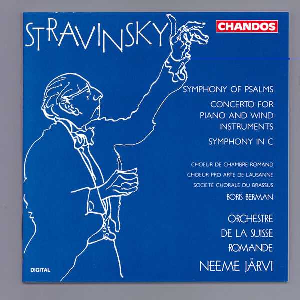 Järvi: Stravinsky - Symphony of Psalms, Concerto for Piano and Wind Instruments, Concerto in C (FLAC)