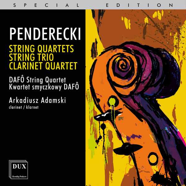 Penderecki - String Quartets, String Trio, Clarinet Quartet (FLAC)