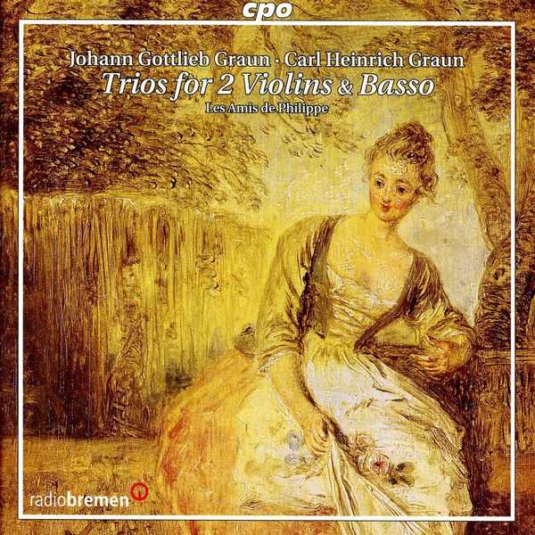 Johann Gottlieb & Carl Heinrich Graun - Trios for 2 Violins & Basso (FLAC)