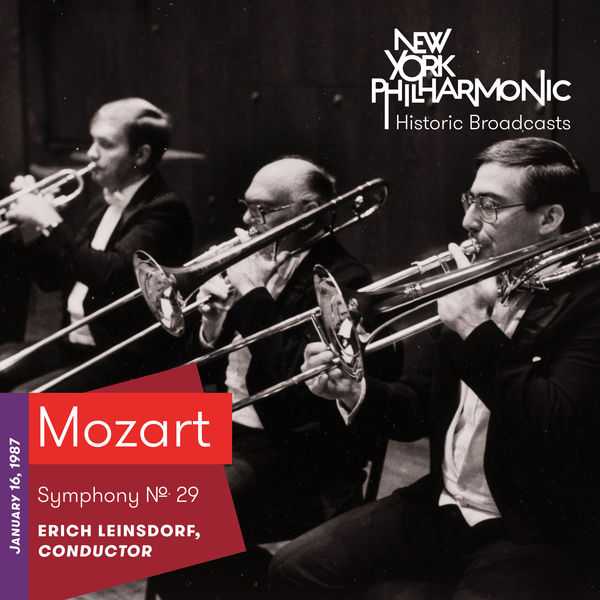 Leinsdorf: Mozart - Symphony no.29. Recorded 1987 (FLAC)
