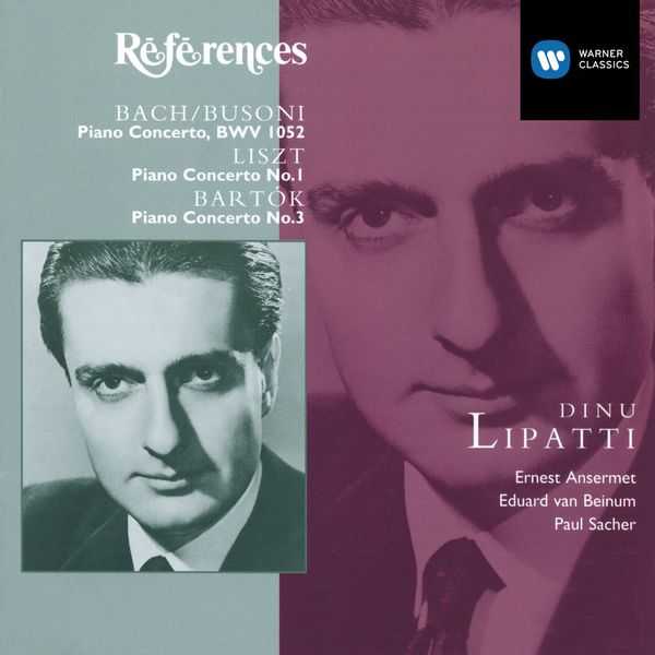 Dinu Lipatti: Bach/Busoni, Liszt, Bartók - Piano Concertos (FLAC)