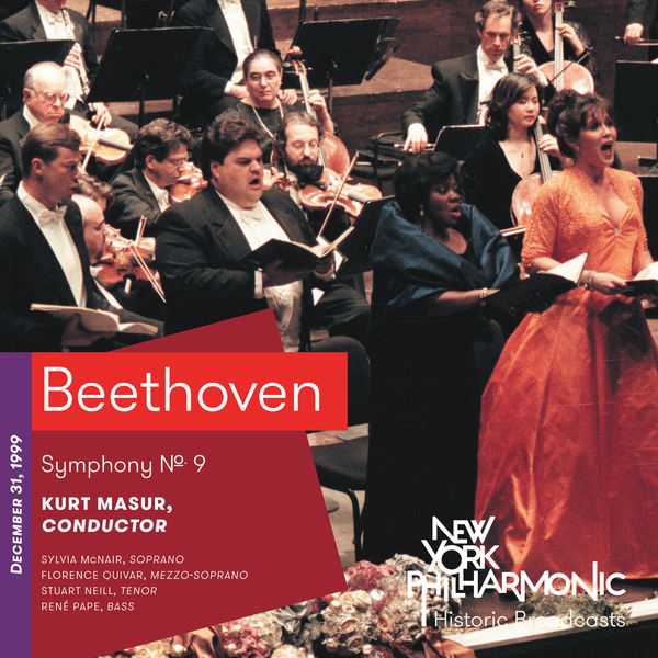 McNair, Quivar, Neill, Pape, Masur: Beethoven - Symphony no.9. Recorded 1999 (FLAC)