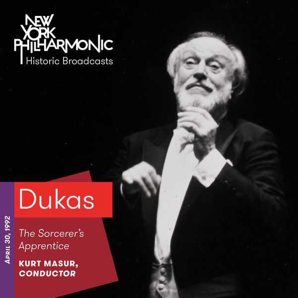 Masur: Dukas - The Sorcerer's Apprentice. Recorded 1992 (FLAC)