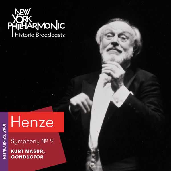 Masur: Henze - Symphony no.9. Recorded 2001 (FLAC)