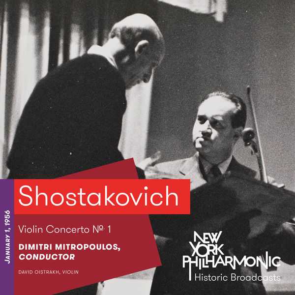 Oistrakh, Mitropoulos: Shostakovich - Violin Concerto no.1. Recorded 1956 (FLAC)