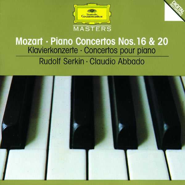 Serkin, Abbado: Mozart - Piano Concertos no.16 & 20 (FLAC)