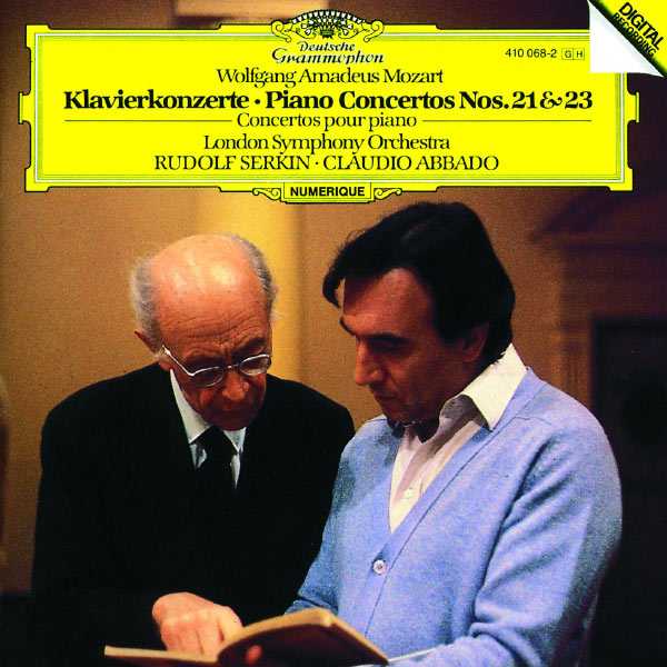 Serkin, Abbado: Mozart - Piano Concertos no.21 & 23 (FLAC)