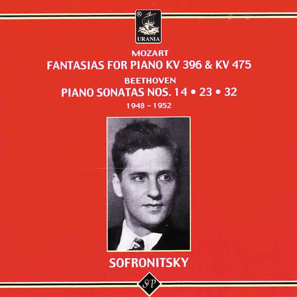 Vladimir Sofronitsky: Mozart - Fantasias for Piano; Beethoven - Piano Sonatas (FLAC)