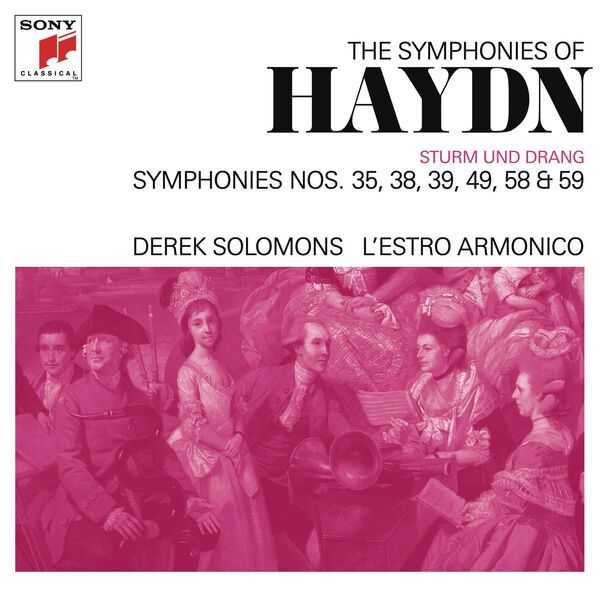 Derek Solomons, L'Estro Armonico: Haydn - Symphonies no.35, 38, 39, 49, 58 & 59 (FLAC)