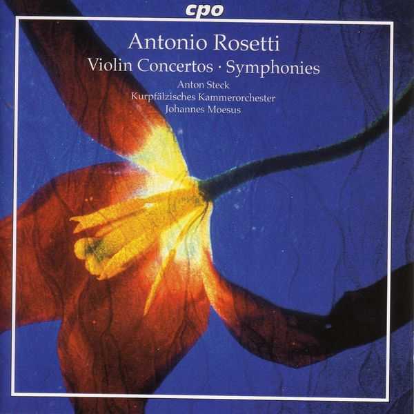 Steck, Moesus: Antonio Rosetti - Violin Concertos, Symphonies (FLAC)