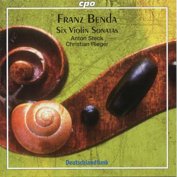 Steck, Rieger: Franz Benda - Six Violin Sonatas (FLAC)