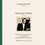 Carnegie Hall presents Ronald Turini 1961 (24/44 FLAC)