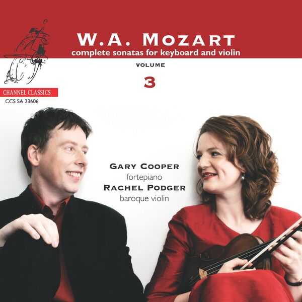 Gary Cooper, Rachel Podger: Mozart - Complete Sonatas for Keyboard and Violin vol.3 (24/192 FLAC)