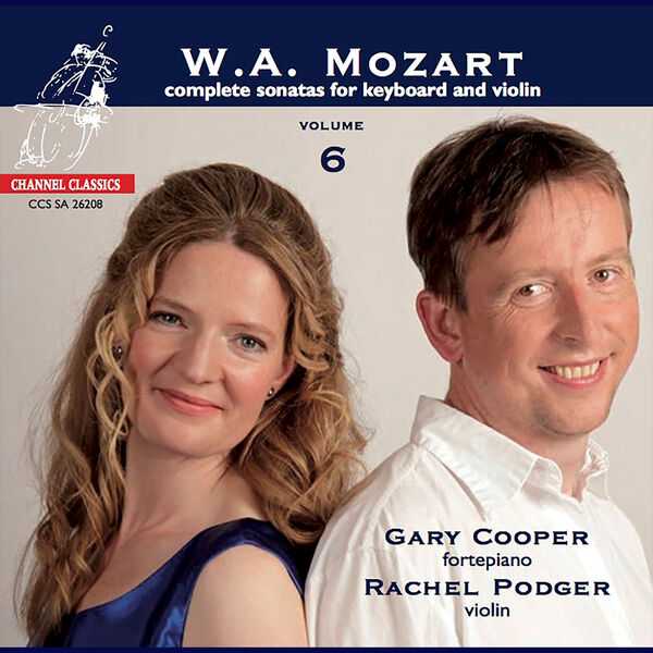 Gary Cooper, Rachel Podger: Mozart - Complete Sonatas for Keyboard and Violin vol.6 (24/192 FLAC)