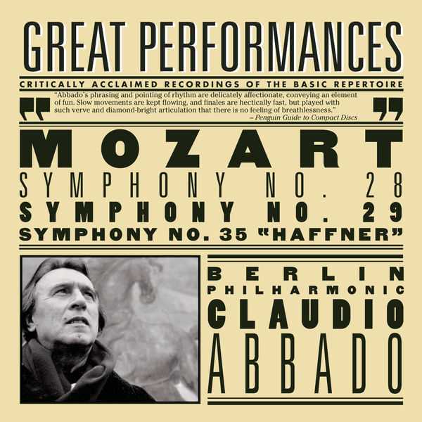 Abbado: Mozart - Symphonies no.28, 29 & 35 (FLAC)