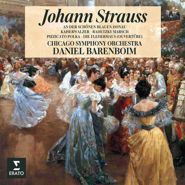 Barenboim: Johann Strauss II - An der Schönen Blauen Donau, Kaiserwalzer, Radetzky March, Pizzicato-Polka, Die Fledermaus (FLAC)