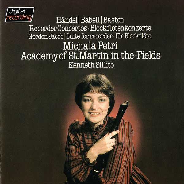 Michala Petri: Handel, Babell, Baston - Recorder Concertos, Jacob - Suite for Recorder (FLAC)