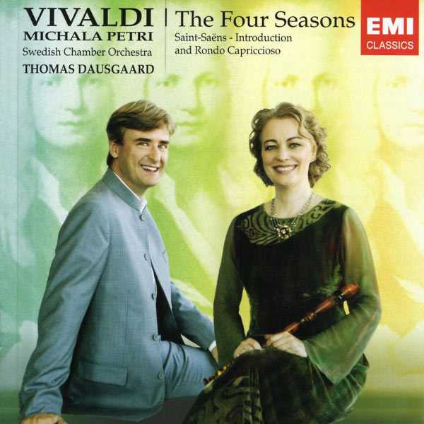 Michala Petri, Thomas Dausgaard: Vivaldi - The Four Seasons, Saint-Saëns - Introduction and Rondo Capriccioso (FLAC)