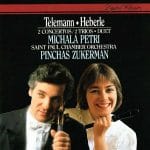 Michala Petri, Pinchas Zukerman: Telemann, Heberle - 2 Concertos / 2 Trios, Duet (FLAC)