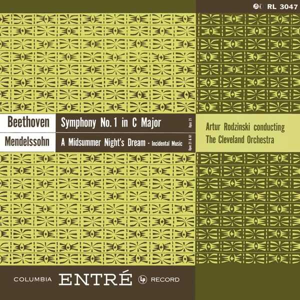 Rodzinski: Beethoven - Symphony no.1, Mendelssohn - A Midsummer Night's Dream (24/96 FLAC)