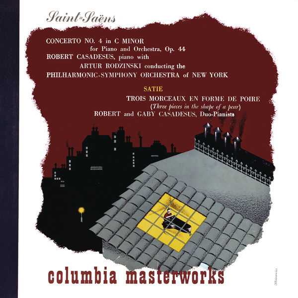 Rodzinski: Saint-Saëns - Piano Concerto no.4 op.44, Satie - 3 Morceaux en Forme de Poire (24/44 FLAC)