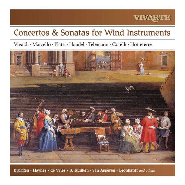 Vivaldi, Marcello, Platti, Händel, Telemann, Corelli, Hotteterre - Concertos & Sonatas for Wind Instruments (FLAC)
