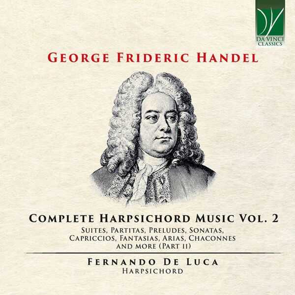 Fernando de Luca: Handel - Complete Harpsichord Music vol.2 (FLAC)
