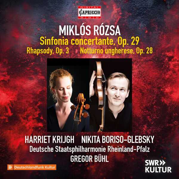 Bühl: Miklós Rózsa - Sinfonia Concertante op.29, Cello Rhapsody op.3, Notturno Ungherese op.28 (24/48 FLAC)